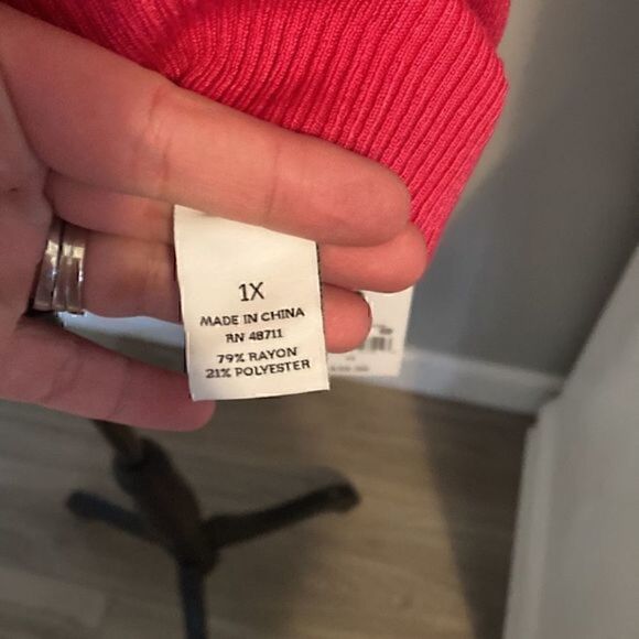 NWT Ophelia Rose puff sleeve sweater    F - Picture 6 of 7